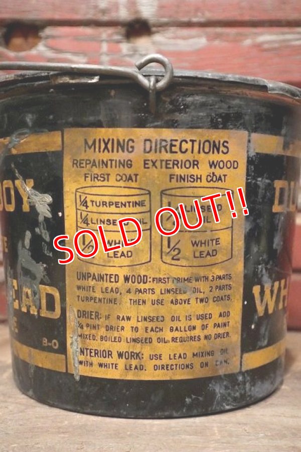 画像4: dp-220810-03 Dutch Boy/ 1950's SOFT PASTE WHITE LEAD Bucket