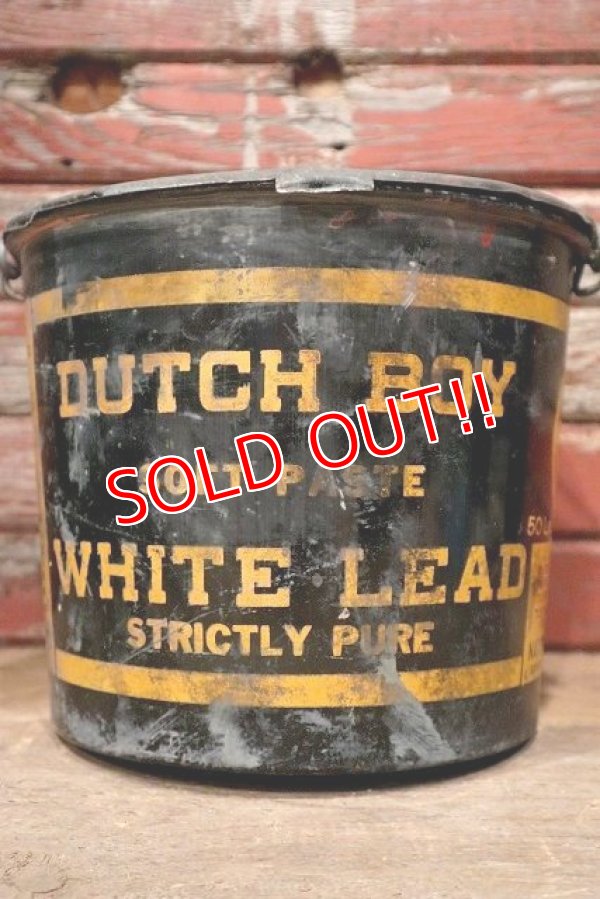 画像2: dp-220810-03 Dutch Boy/ 1950's SOFT PASTE WHITE LEAD Bucket
