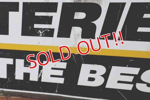 画像6: dp-220801-19 CENTENNIAL BATTERIES / Large Metal Sign