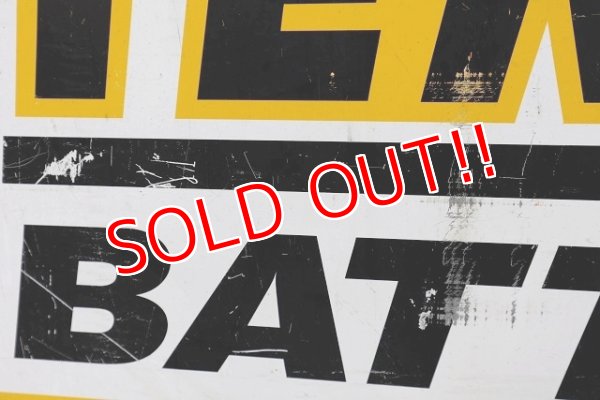 画像5: dp-220801-19 CENTENNIAL BATTERIES / Large Metal Sign