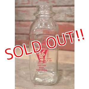画像: dp-220801-05 Little's Dairy / Vintage Milk Bottle