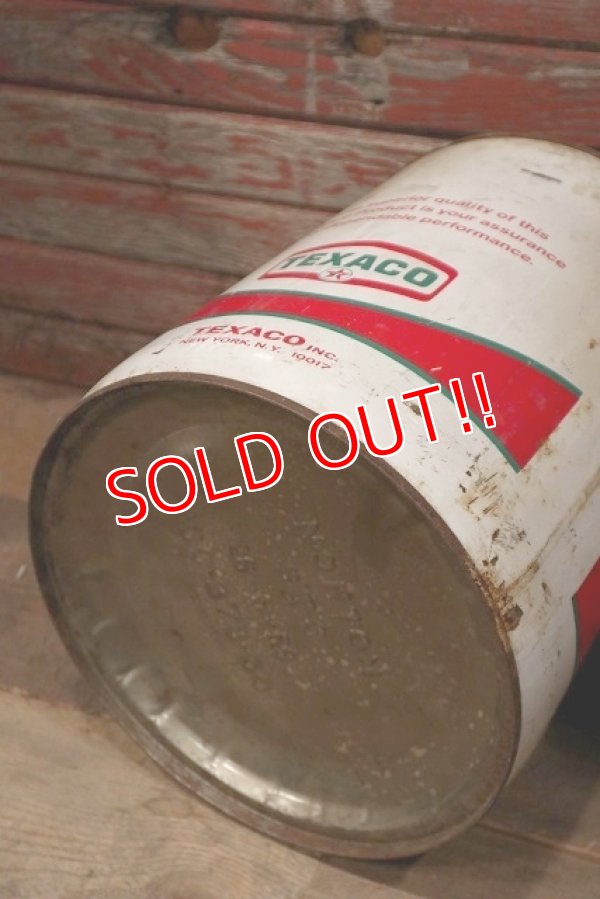 画像8: dp-220810-04 TEXACO / 1960's 5 U.S.Gallons Oil Can