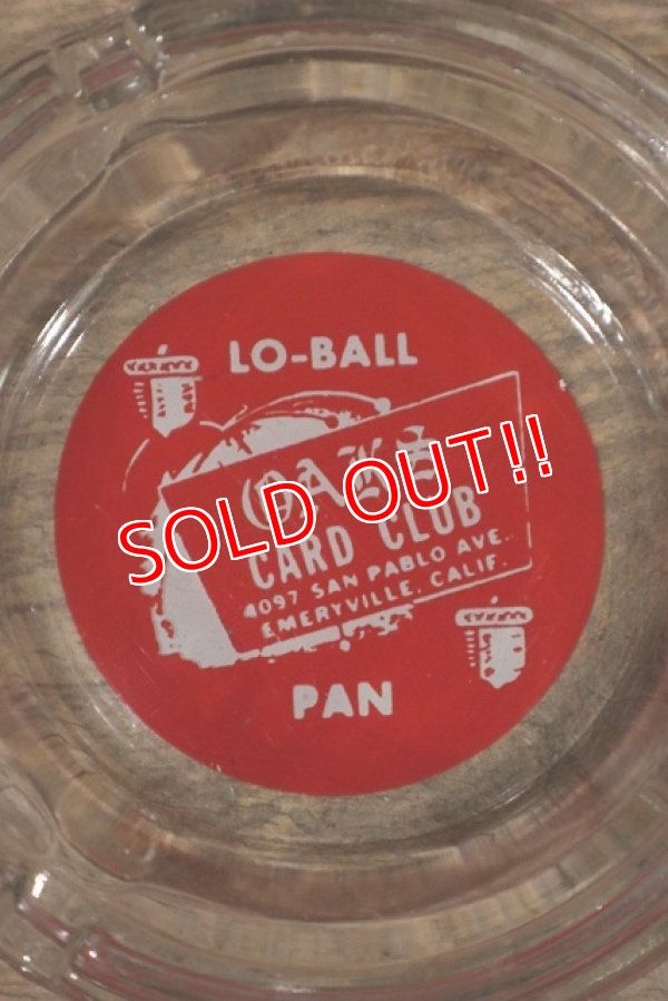 画像1: dp-220719-39 LO-BALL OAKS CARD CLUB / Vintage Ashtray 