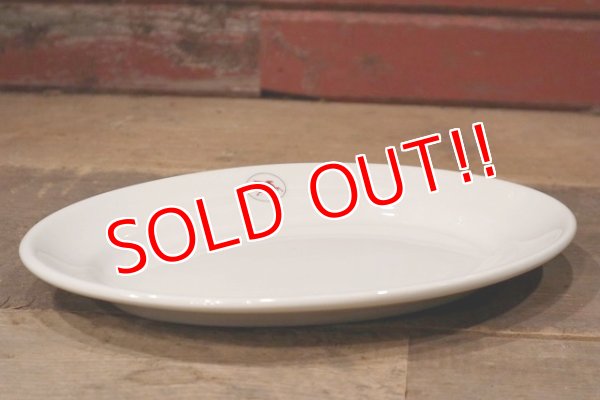 画像4: dp-220901-07 Mobil / Jackson Custom China Vintage Oval Plate