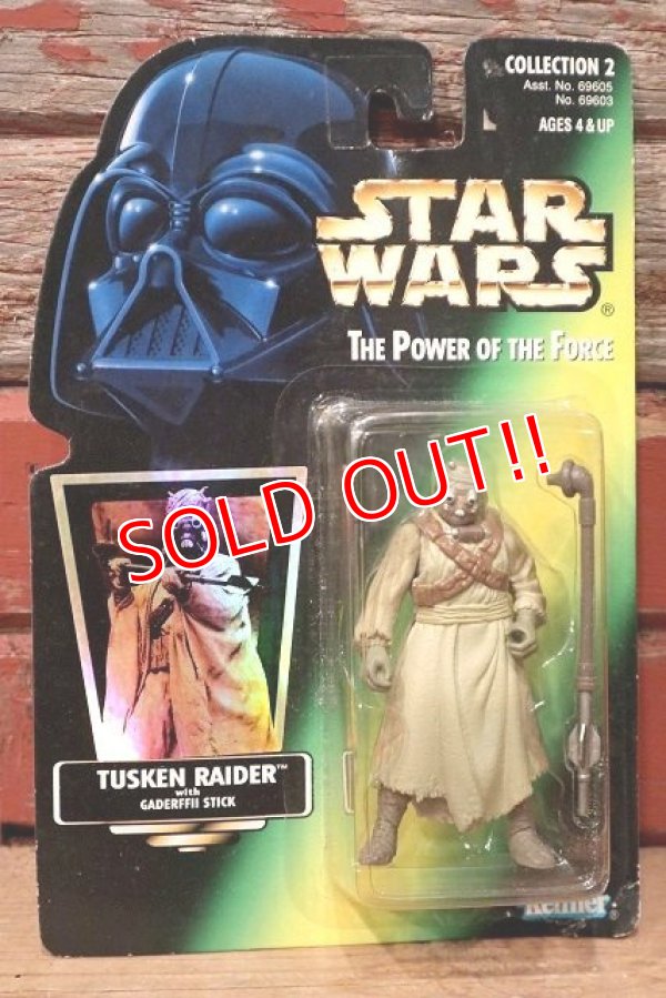 画像1: ct-211001-43 STAR WARS / POTF TUSKEN RAIDER with GADERFFII STICK Green Card