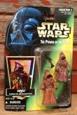 画像1: ct-211001-43 STAR WARS / POTF JAWAS with GLOWING EYES AND BLASTER PISTOLS Green Card