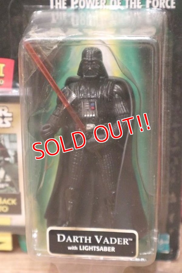 画像2: ct-211001-43 STAR WARS / POTF DARTH VADER with LIGHTSABER Green Card