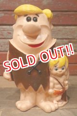 画像: ct-220801-04 Barney & Bamm Bamm / 1970's Plastic Coin Bank