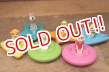 画像: ct-220801-34 The Jetsons / Wendy's 1989 Kid's Meal Toy "Space Vehicles" Complete Set