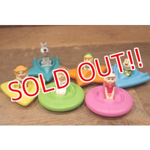 画像: ct-220801-34 The Jetsons / Wendy's 1989 Kid's Meal Toy "Space Vehicles" Complete Set