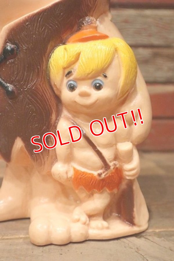 画像3: ct-220801-04 Barney & Bamm Bamm / 1970's Plastic Coin Bank