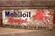 画像5: dp-220901-08 Mobiloil Special / 〜1950's W-side Metal Sign