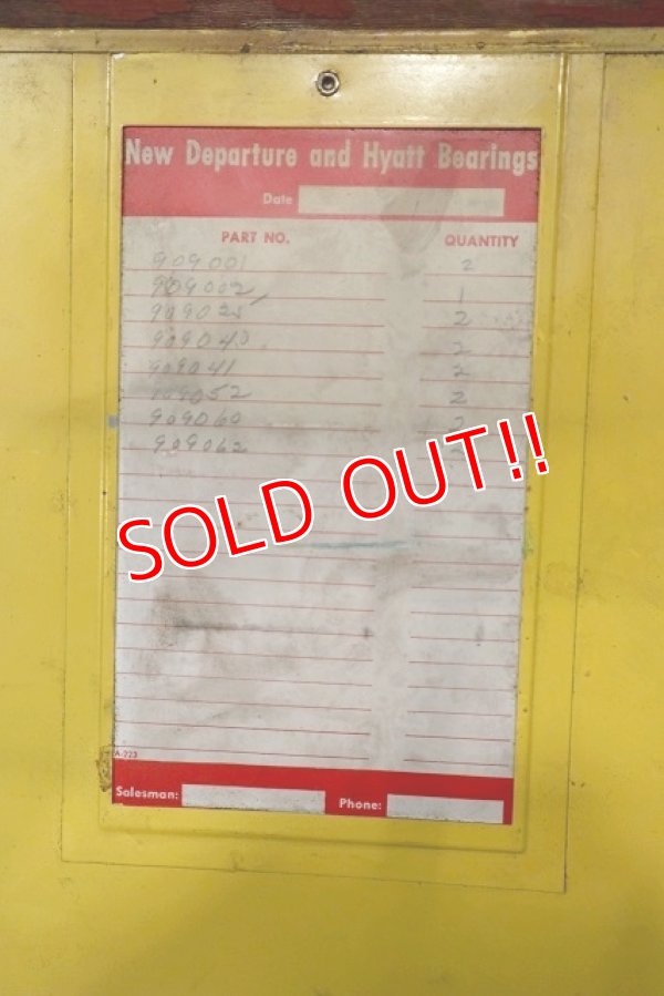 画像8: dp-220901-24 GM UNITED MOTORS SYSTEM / 1950's-1960's Bearing Service Metal Cabinet