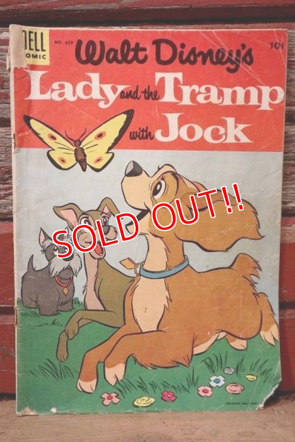 画像1: ct-220401-01 Lady and the Tramp and Jock / DELL 1955 Comic