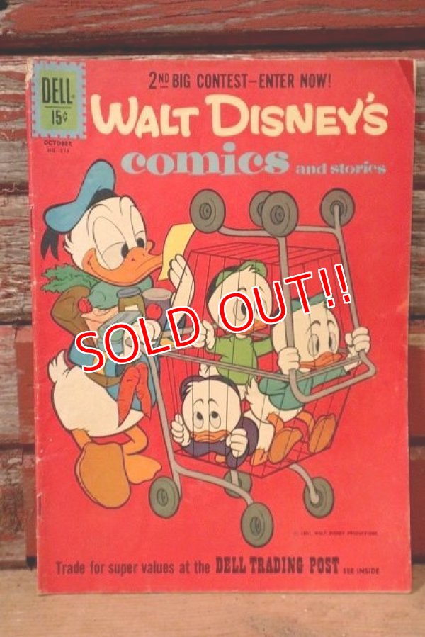 画像1: ct-220401-01 WALT DISNEY'S Comics and stories / DELL 1961 Comic