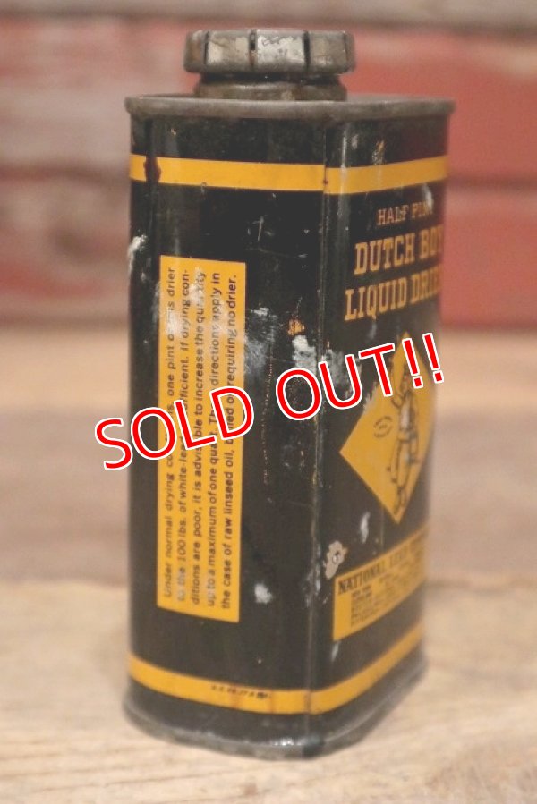 画像4: dp-220901-12 DUTCH BOY / 1940's-1950's LIQUID DRIER Can