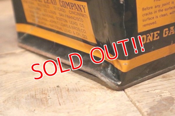 画像9: dp-220901-14 DUTCH BOY / 1940's LEAD MIXING OIL ONE GALLON Can