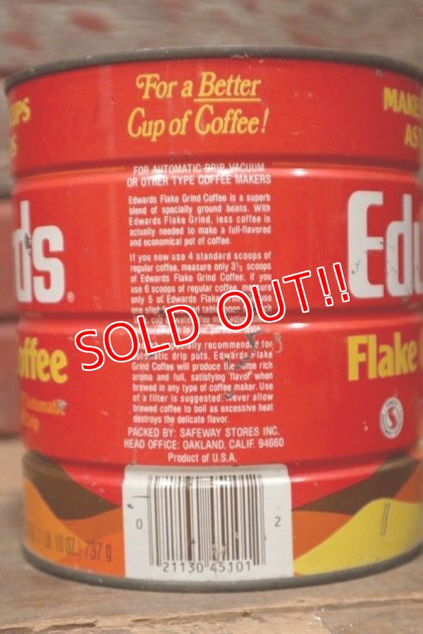 画像6: dp-220901-21 Edwards Flake Coffee / Vintage Tin Can