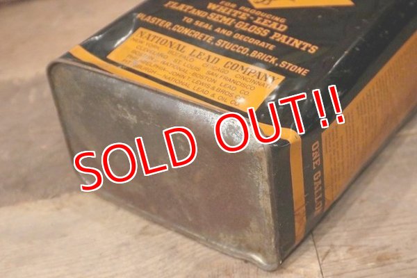 画像10: dp-220901-14 DUTCH BOY / 1940's LEAD MIXING OIL ONE GALLON Can