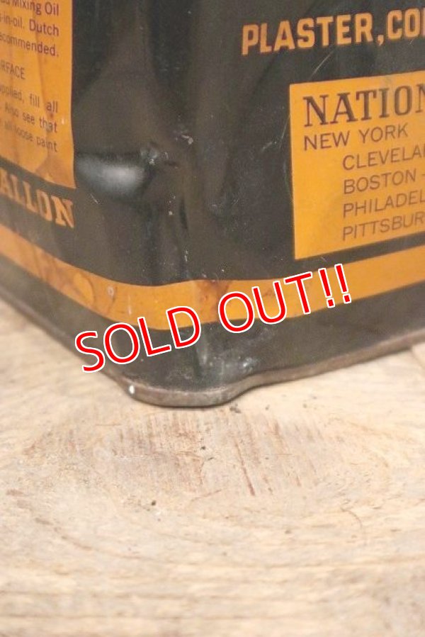 画像8: dp-220901-14 DUTCH BOY / 1940's LEAD MIXING OIL ONE GALLON Can