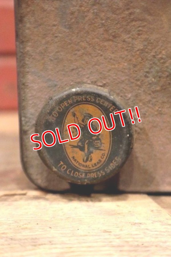 画像7: dp-220901-14 DUTCH BOY / 1940's LEAD MIXING OIL ONE GALLON Can