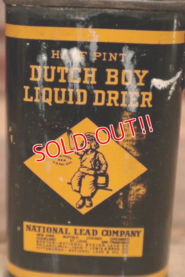 画像2: dp-220901-12 DUTCH BOY / 1940's-1950's LIQUID DRIER Can