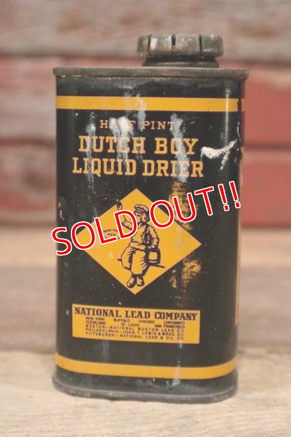 画像1: dp-220901-12 DUTCH BOY / 1940's-1950's LIQUID DRIER Can