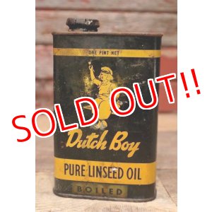 画像: dp-220901-13 Dutch Boy / 1960's PURE LINSEED Can