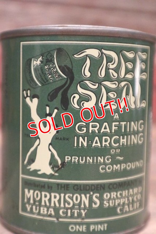 画像2: dp-220901-22 THE GLIDDEN COMPANY TREE SEAL / Vintage Tin Can