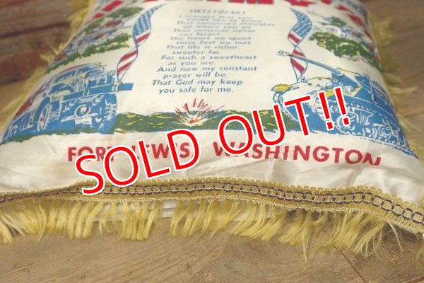 画像7: dp-220901-15 U.S.ARMY "FORT LEWIS, WASHINGTON" 1950's-1960's Cushion