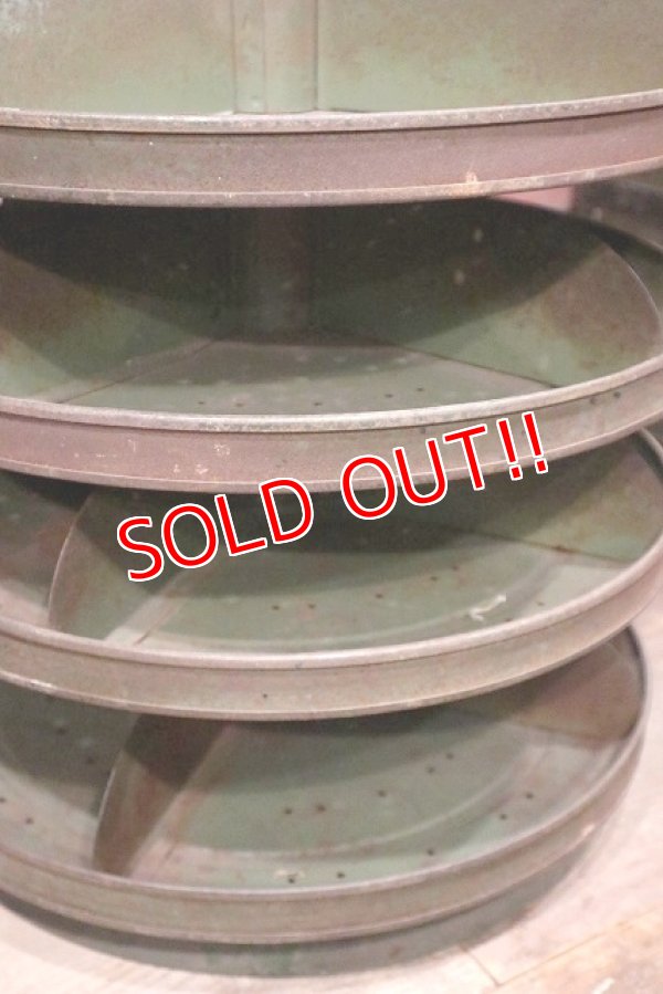 画像7: dp-220719-02 Industrial Rotating Round Parts Rack