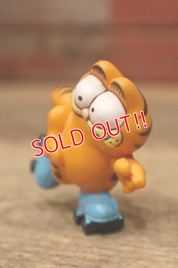 画像2: ct-220901-14 Garfield / 1980's PVC Figure "Rollerskate"