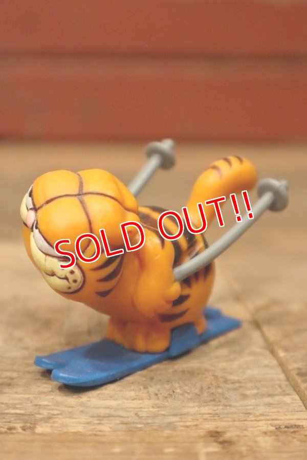 画像2: ct-220901-14 Garfield / 1980's PVC Figure "Ski"