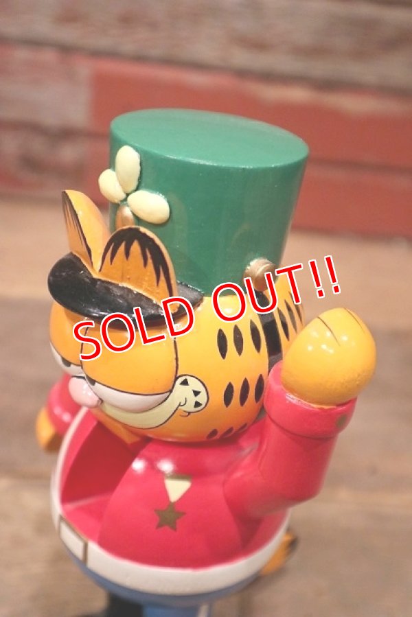 画像6: ct-220901-14 Garfield / Enesco 1980's Wooden Christmas Nutcracker