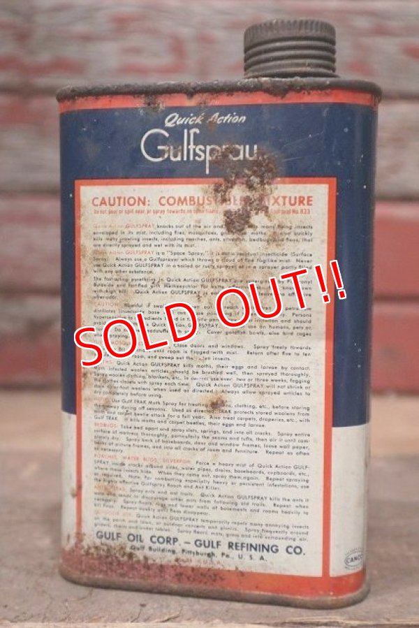 画像4: dp-220901-74 GULF / Gulfspray 1930's Kills Bugs Can