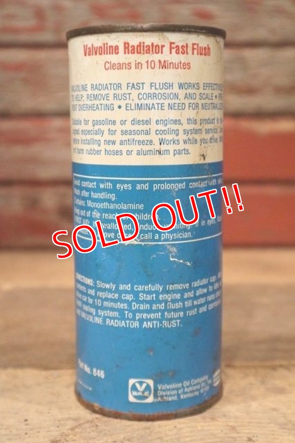 画像3: dp-220901-81 VALVOLINE / 1960's Radiator Fast Flush Can