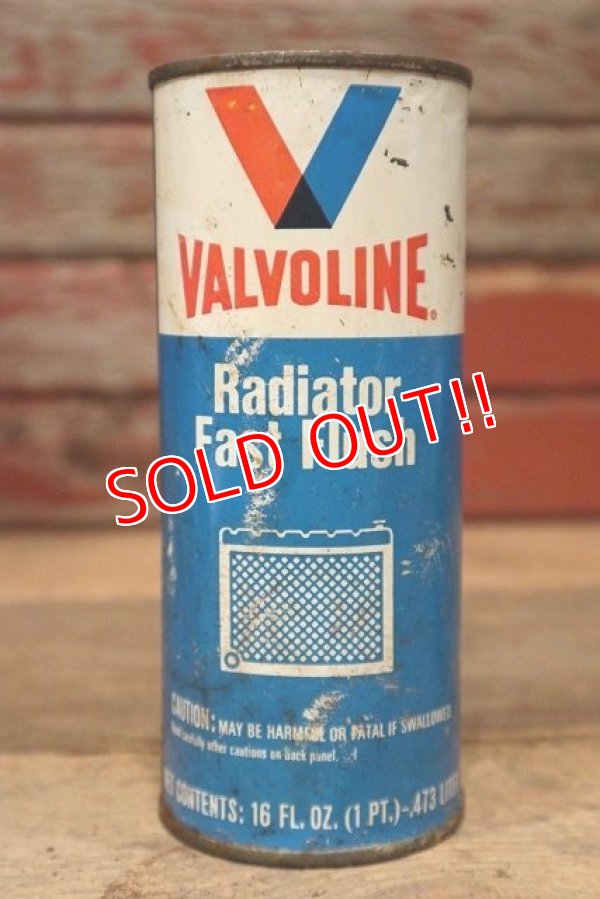 画像1: dp-220901-81 VALVOLINE / 1960's Radiator Fast Flush Can