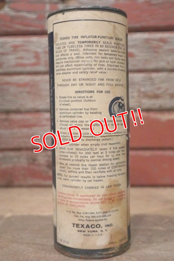画像4: dp-220901-75 TEXACO / 1950's TIRE INFLATOR-PUNCTURE SEALER
