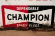 画像2: dp-220901-35 CHAMPION / 1960's "FASTEN YOUR SEAT BELTS" Metal Sign