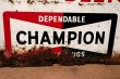 画像6: dp-220901-35 CHAMPION / 1960's "FASTEN YOUR SEAT BELTS" Metal Sign