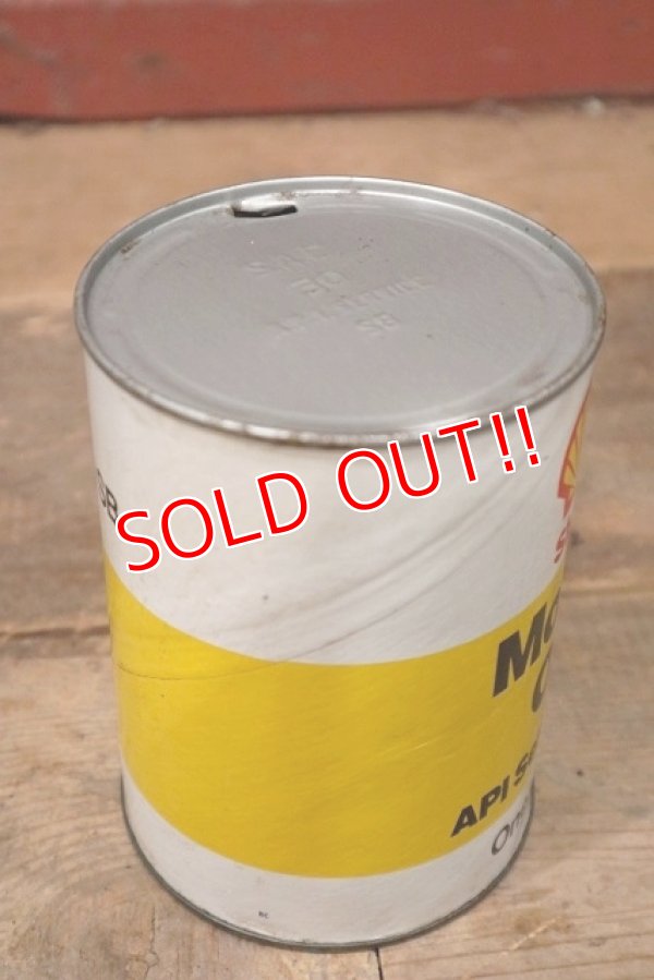 画像4: dp-220901-87 Shell / 1990's One Quart Motor Oil Can