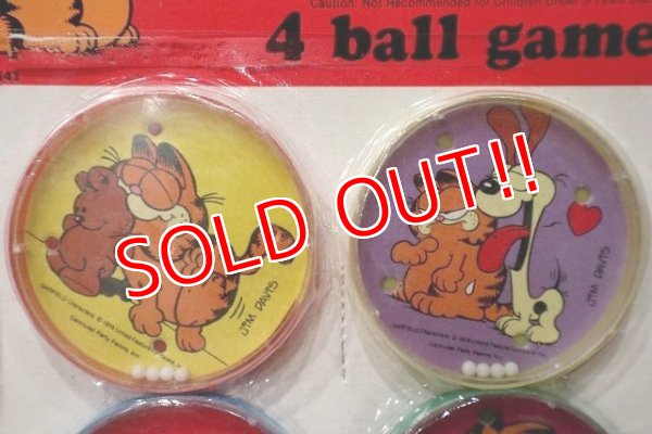 画像2: ct-220901-14 Garfield / 1978〜1980's 4 Ball Games