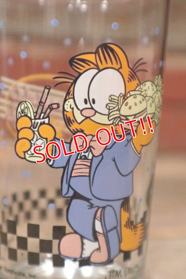 画像2: ct-220901-14 Garfield / 1980's "Garfield's Cafe" Glass
