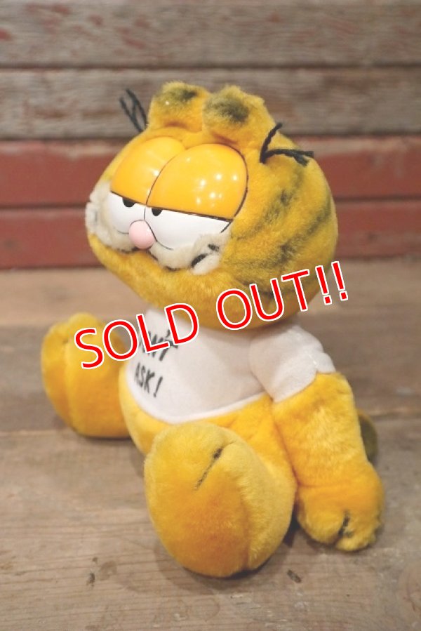 画像4: ct-220901-14 Garfield / DAKIN 1980's Plush Doll "Don't Ask!"