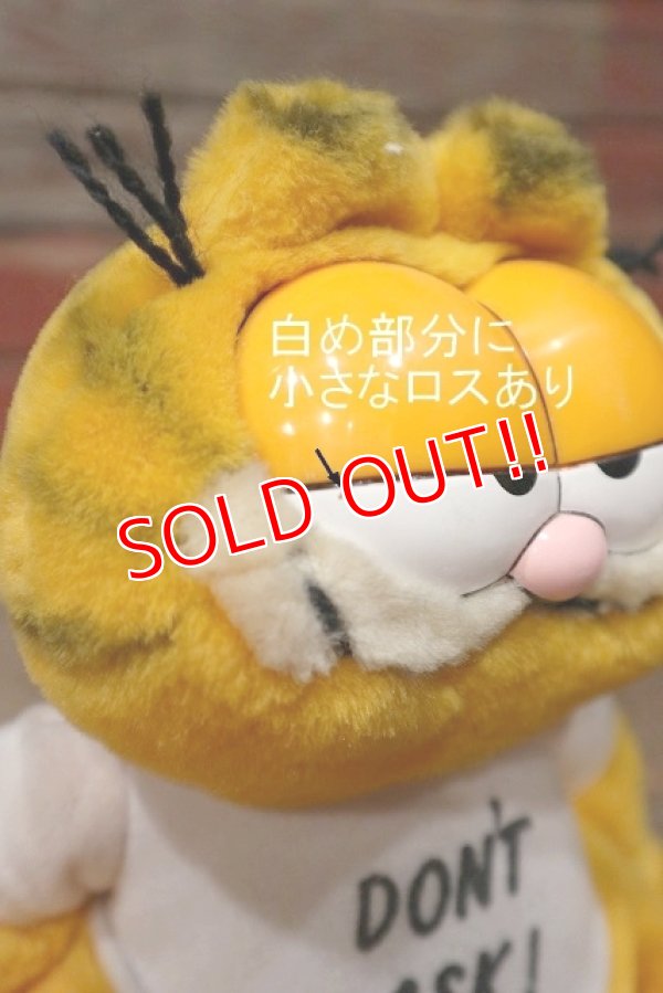 画像3: ct-220901-14 Garfield / DAKIN 1980's Plush Doll "Don't Ask!"