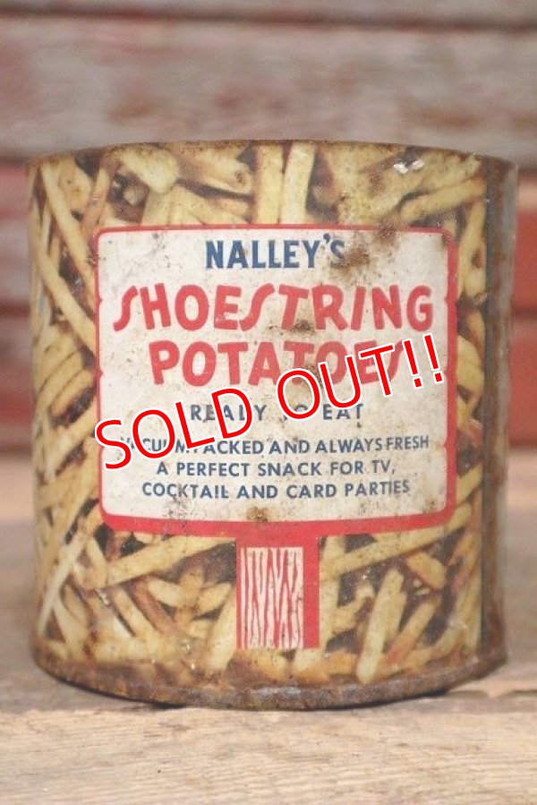 画像2: dp-220901-66 NALLEY'S SHOESTRING POTATOES / Vintage Tin Can