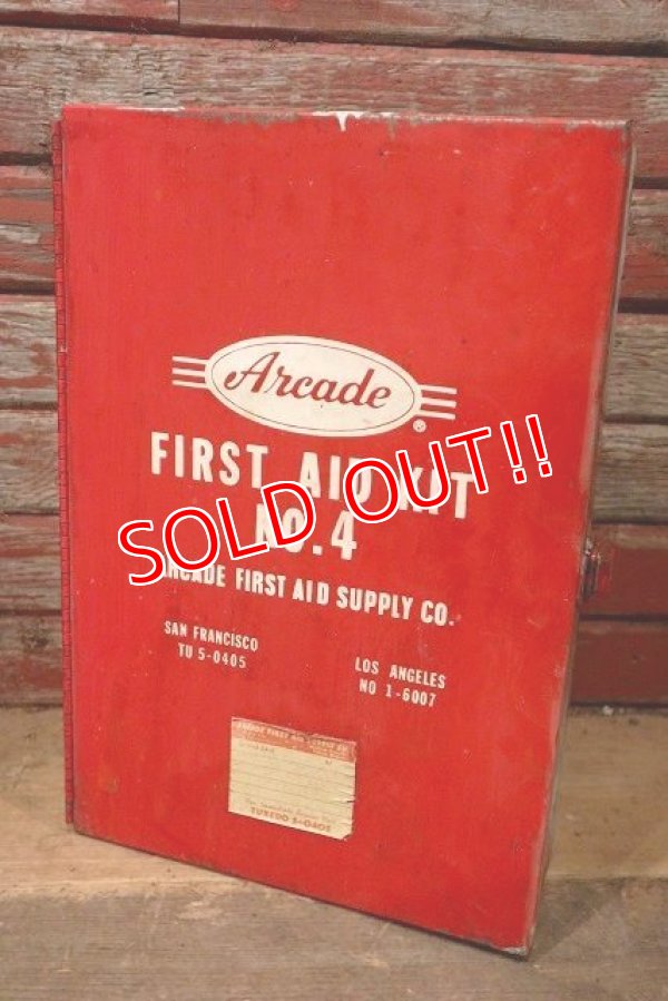 画像1: dp-220901-23 Arcade / Vintage FIRST AID KIT BOX
