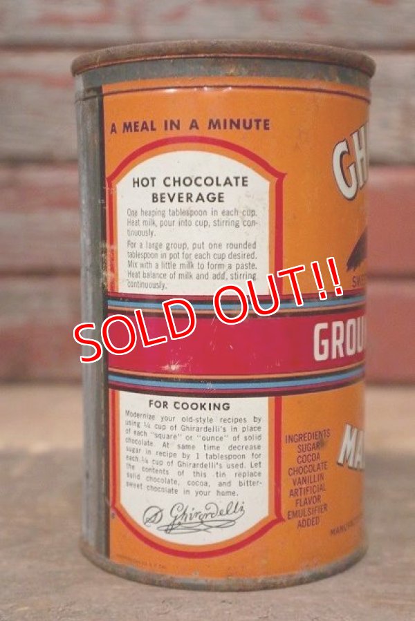 画像4: dp-220901-64 GHIRARDELLI GROUND CHOCOLATE / Vintage Tin Can
