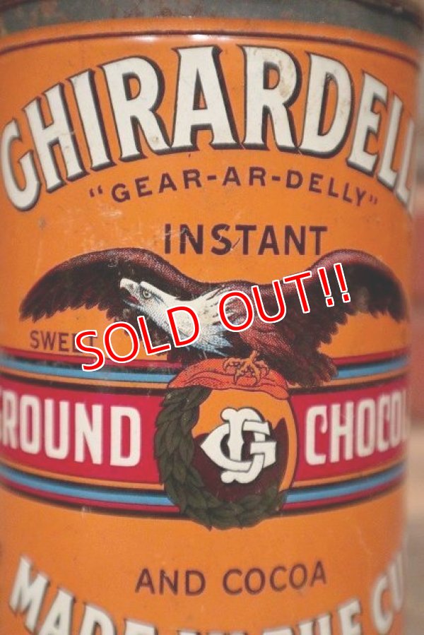 画像2: dp-220901-64 GHIRARDELLI GROUND CHOCOLATE / Vintage Tin Can