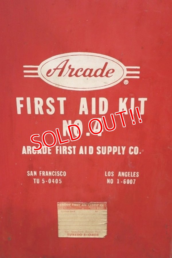 画像2: dp-220901-23 Arcade / Vintage FIRST AID KIT BOX